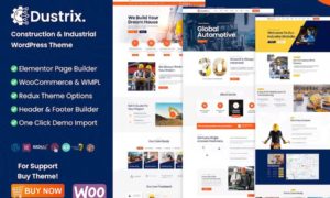 Dustrix – Construction and Industry WordPress Theme