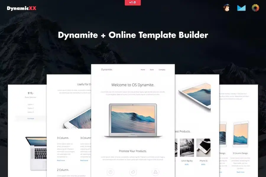 Dynamite – Responsive Email + Online Builder