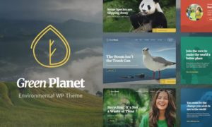 Ecology & Environment WordPress Theme – Green Planet