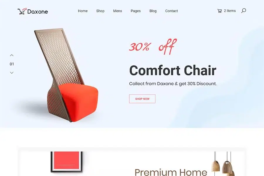 eCommerce HTML Template – Daxone