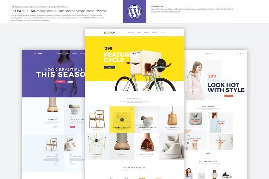 ECOSHOP – Multipurpose eCommerce WordPress Theme