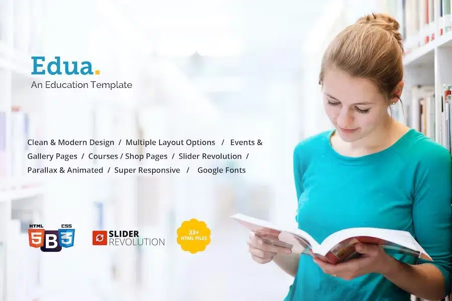 Edua – Educational HTML5 Template