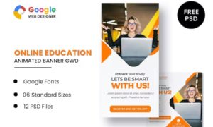 Education Animated Banner GWD