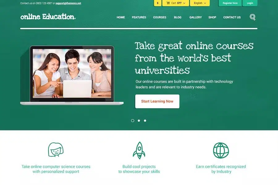 Education Center & Training Courses HTML Theme