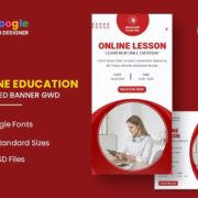 Education Online Animated Banner GWD