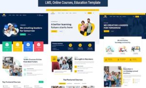 Educrat – Professional LMS Online Education Course HTML Template