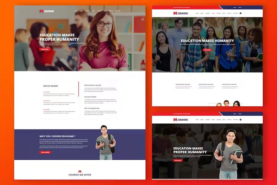 Eduhome – Education Bootstrap Template for College