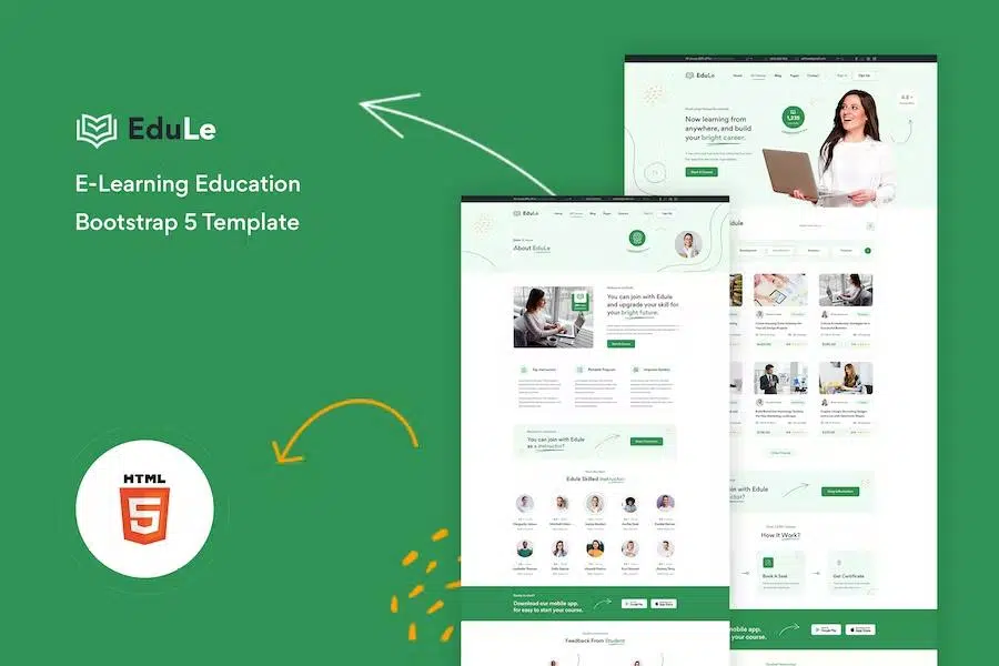 Edule – e-Learning Website Template HTML Version