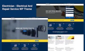 Electrician – Electricity Services WordPress Theme