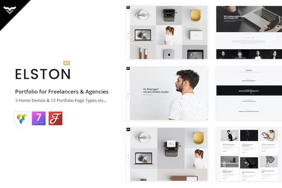 Elston – Portfolio for Freelancers & Agencies