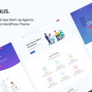 Emaus – SaaS App and Startup Elementor RTL WordPress Theme