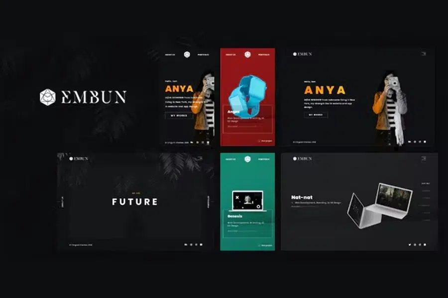 Embun – Portfolio Showcase HTML Template