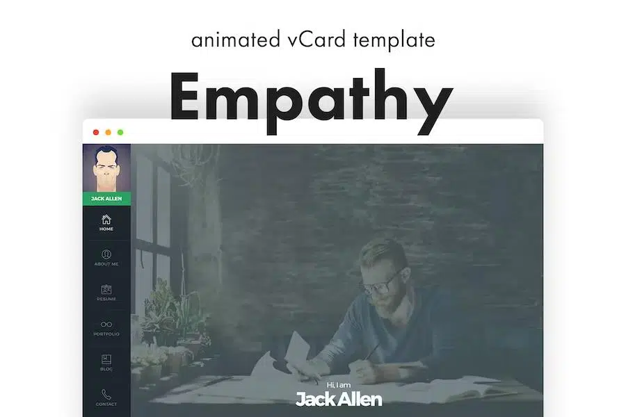 Empathy – A vCard & Resume Template