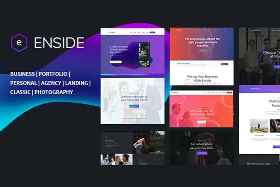 Enside – Multipurpose Onepage Template