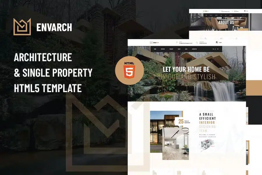 EnvArch – Architecture and Single Property HTML5 Template