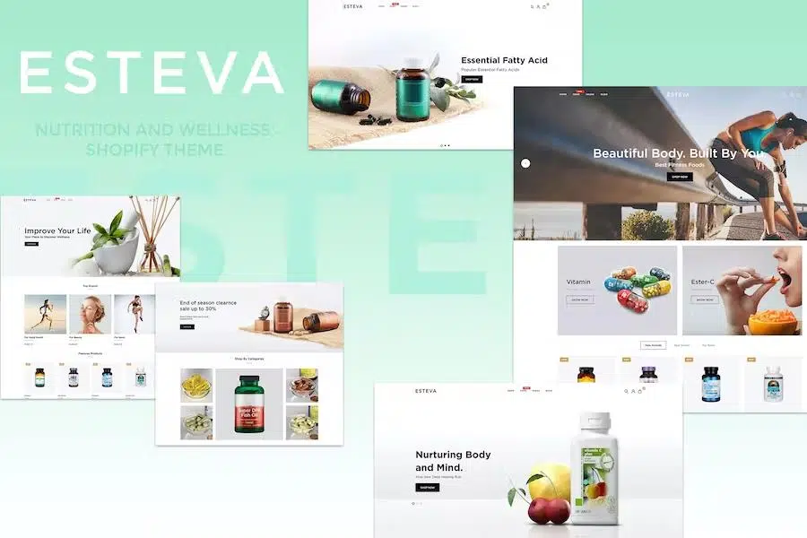 Esteva – Nutrition and Wellness Shopify Theme