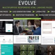 EVOLVE – Multipurpose Responsive HTML Landing Pages