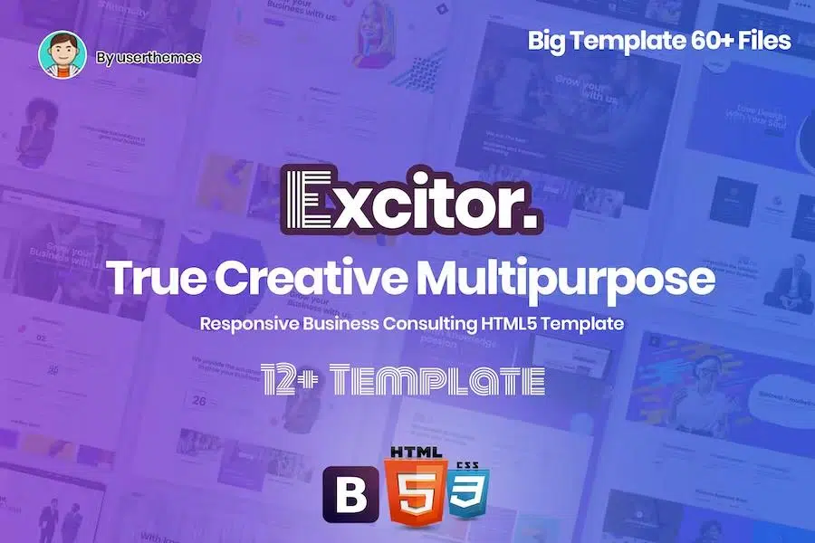 Excitor – Responsive Business Consulting HTML5 Template