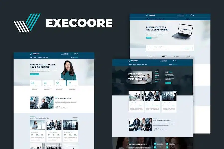 Execoore – Technology And Fintech Template