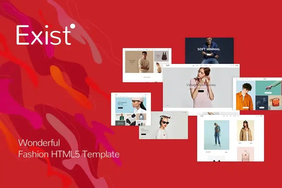 Exist – Wonderful Fashion HTML Template