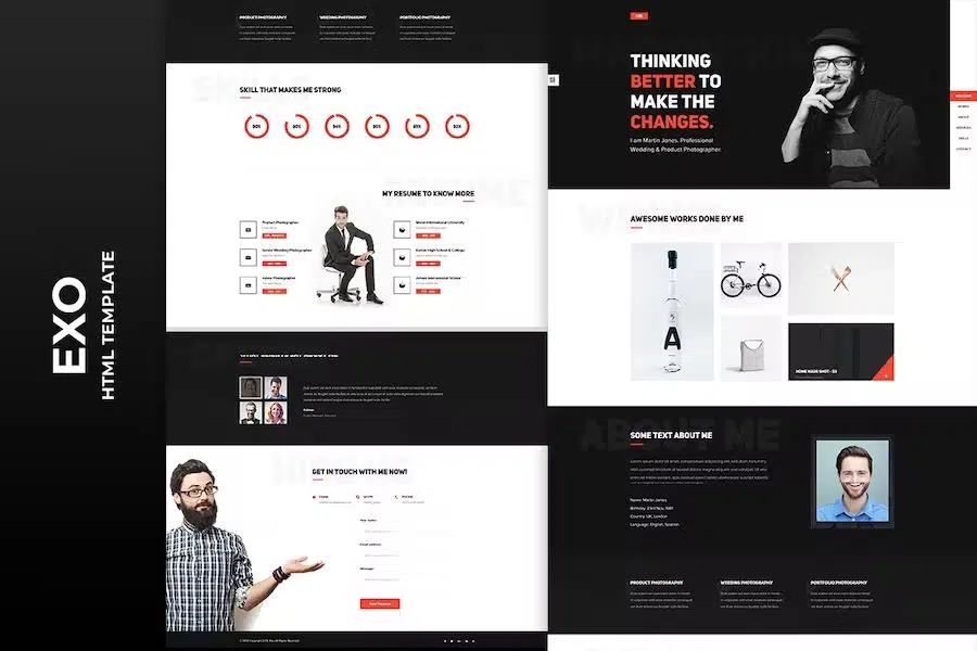 EXO – Personal Portfolio Template
