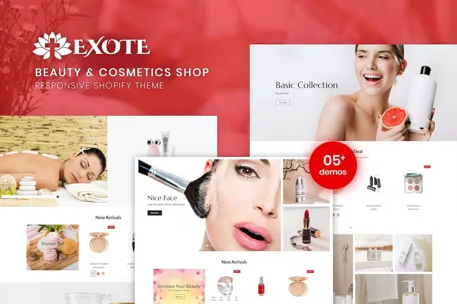 Exote – Beauty & Cosmetics Shop Responsive Shopify Theme