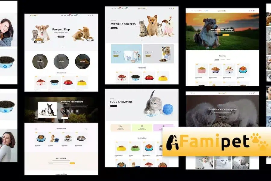 Famipet – Pet Food Shop Responsive Shopify Theme