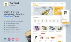 Farmart – Organic & Grocery Marketplace WordPress Theme