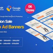 Fashion Sale Banners HTML5 D46 Ad – GWD & PSD