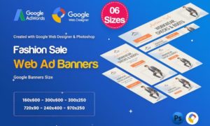 Fashion Sale Banners HTML5 D46 Ad – GWD & PSD