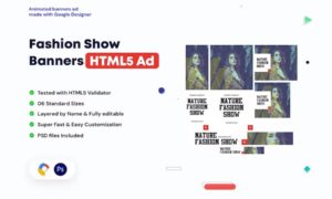 Fashion Show Banners HTML5 Ad