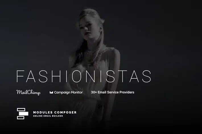 Fashionistas – E-commerce Responsive Email for Fashion & Accessories with Online Builder