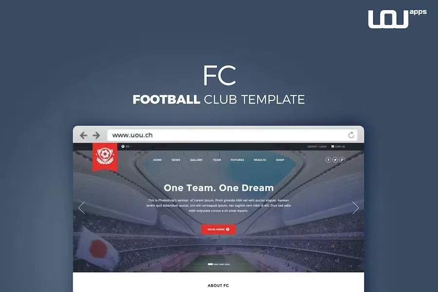 FC – Football Club Template (Soccer HTML)