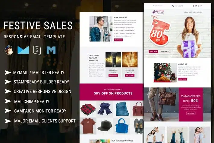 Festival Sales – Responsive Email Template