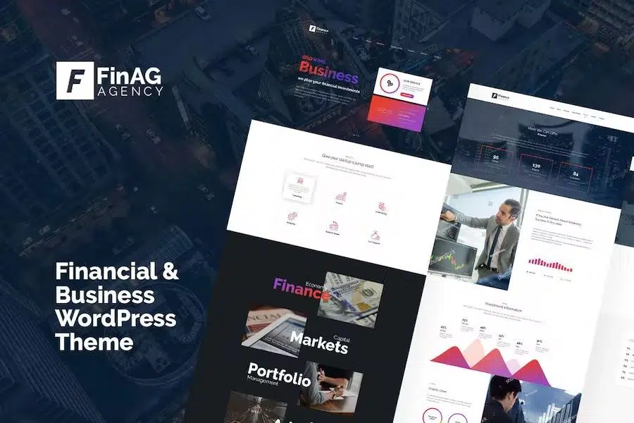 Finag – Creative &Finance Agency WordPress Theme