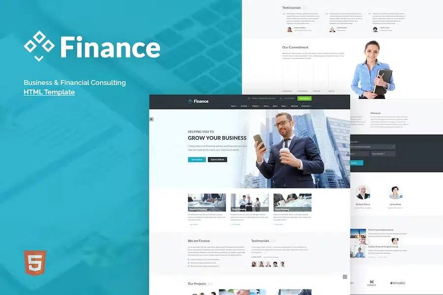 Finance – Business & Financial HTML5 Template