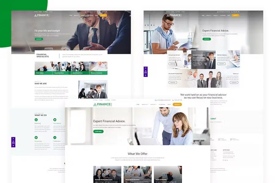 Finance Corp – A Financial Services & Business Consulting Template