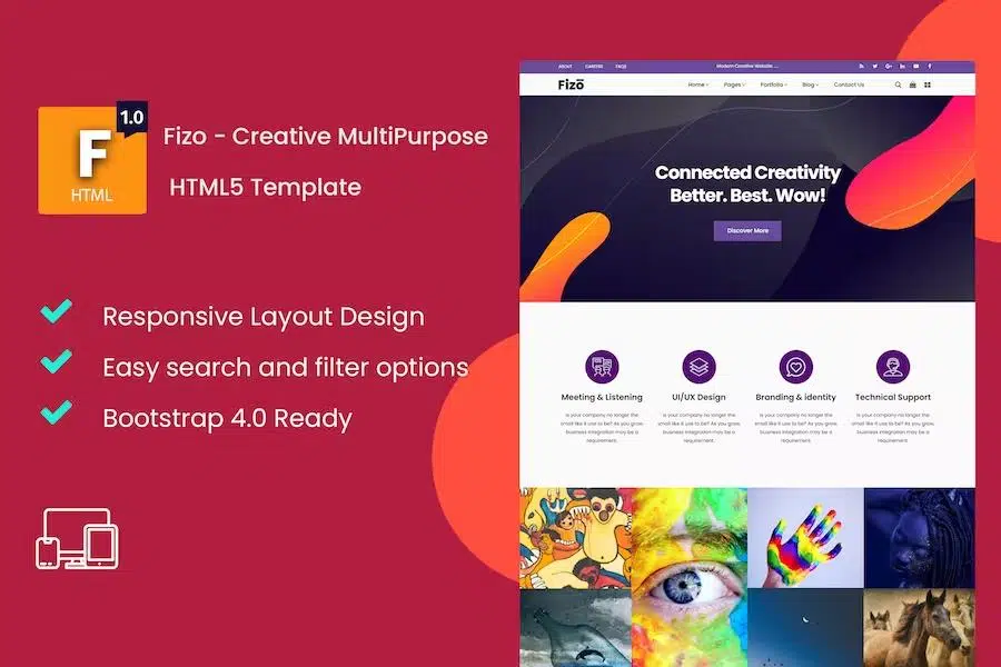 Fizo – Creative MultiPurpose HTML5 Template