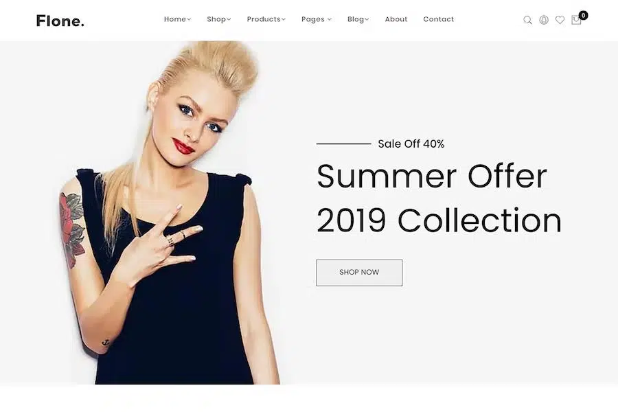 Flone – Minimal Shopify Theme