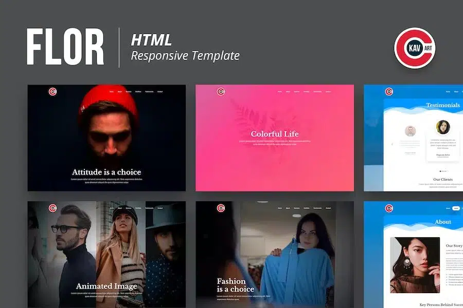Flor – HTML Responsive Template