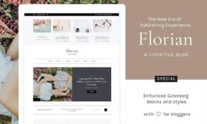 Florian – Responsive Personal WordPress Blog Theme