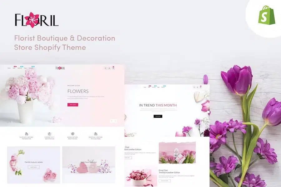 Floril – Florist Boutique & Decoration Store Shopify Theme