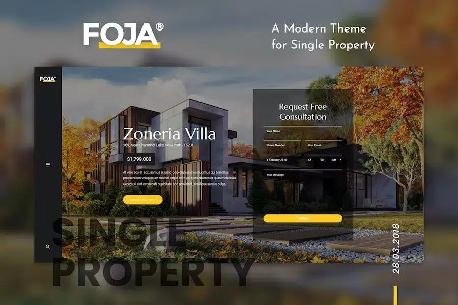 Foja – Single Property WordPress Theme