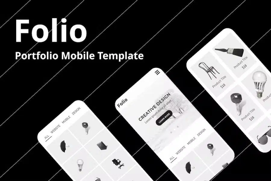 Folio – Portfolio Mobile Template