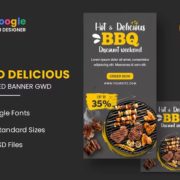 Food BBQ Animated Banner GWD