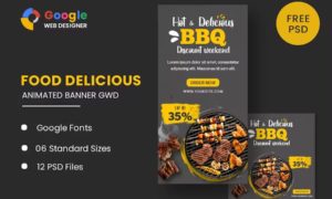 Food BBQ Animated Banner GWD