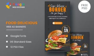 Food Delicious Animated Banner GWD