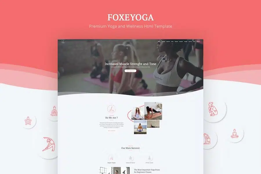 Foxeyoga – Premium Yoga and Wellness Html Template