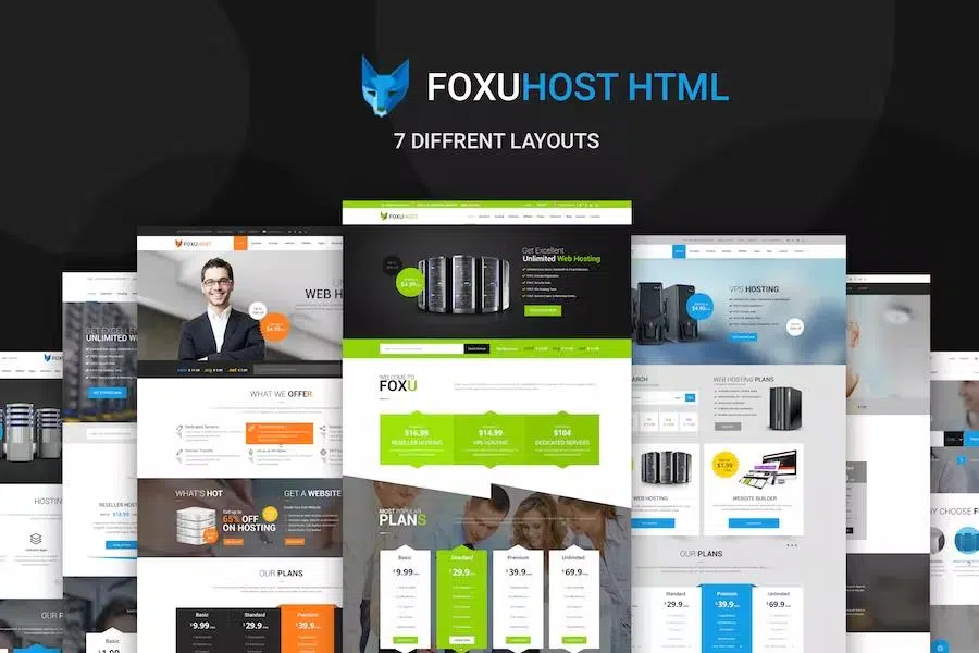 Foxuhost – Web Hosting, Responsive HTML5 Template