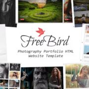 FreeBird – Photography Portfolio HTML Website Template